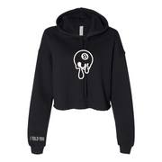 I Told You Black Cropped Hoodie